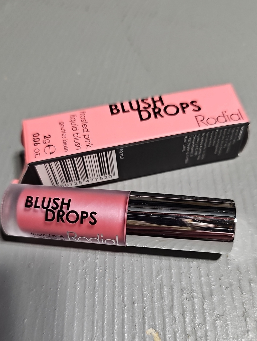 Radial Cosmetics Blush Drops in Frosted Pink Size 2g Travel Size NIB